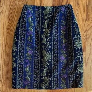 Vintage Laura Ashley Above Knee Corduroy Skirt